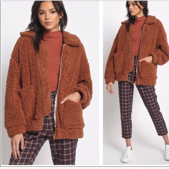 Elodie Jackets & Blazers - Elodie cozy Sherpa Teddy jacket